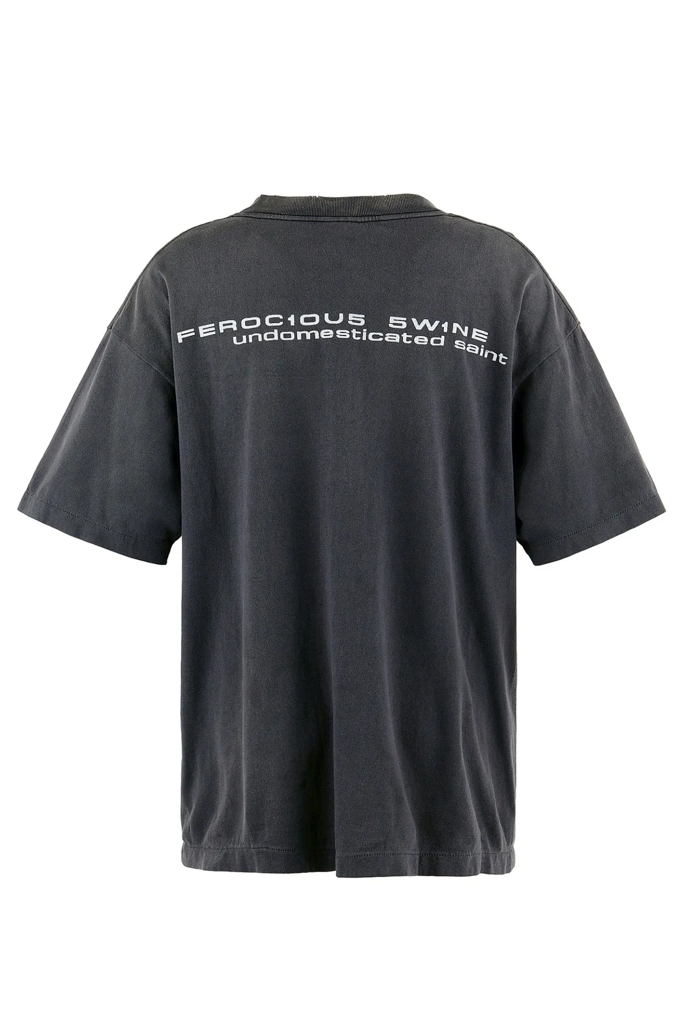 SAINT Mxxxxxx SS TEE/ALIEN/BLK Dark Alien Retro Distressed Short Sleeves Washed Black S-XL SAINT Mxxxxxx continues this year's gothic dark style Ultra-difficult alien printing technology Absolutely top-notch Professional water washing plant jointly owned by Hong Kong businessmen Ultra-high standard restoration ZP Correct collar label/wash water label/cherub label The difference is based on pictures and goods